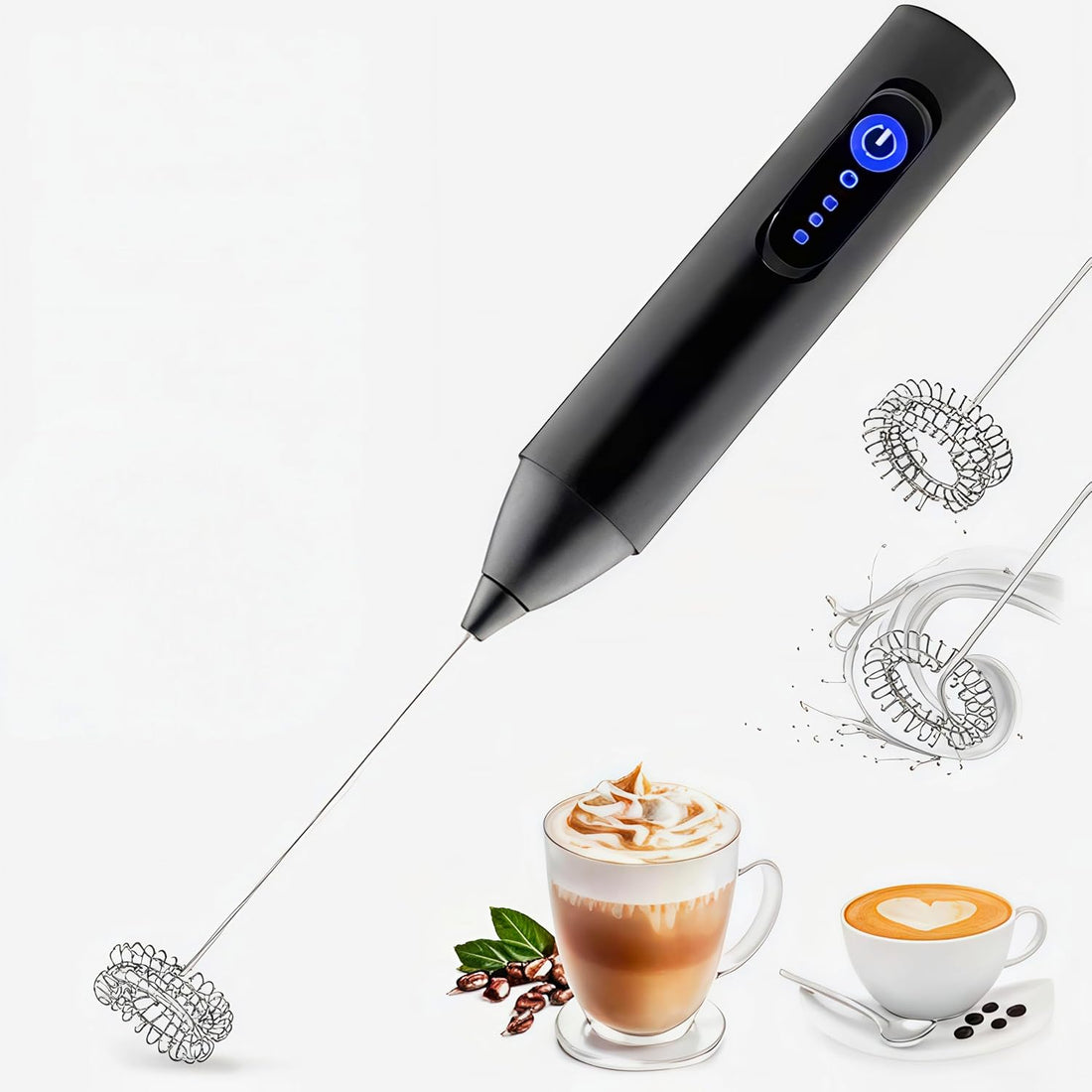 Handheld Electric Coffee Mixer Stirrer Milk Frother