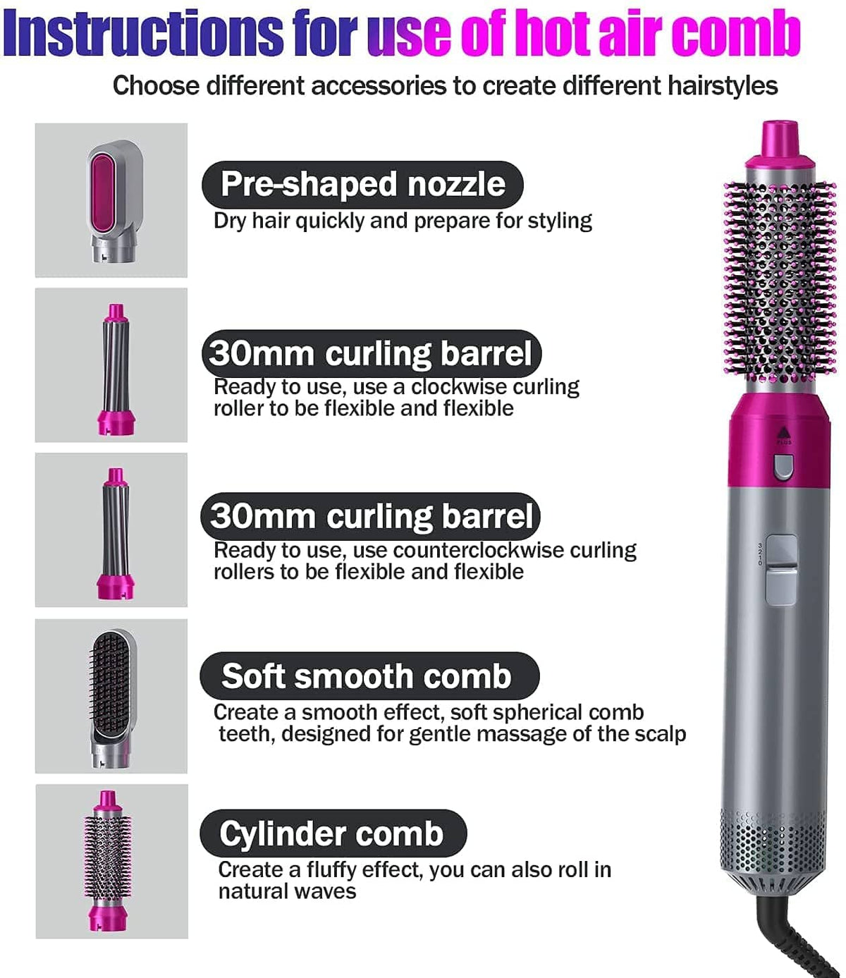 5 in 1 Hot Air Hair Styler