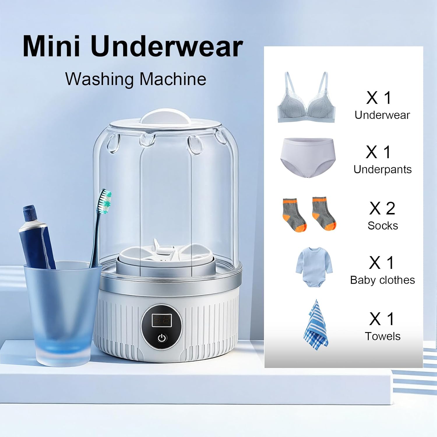 Mini Wireless Washing Machine
