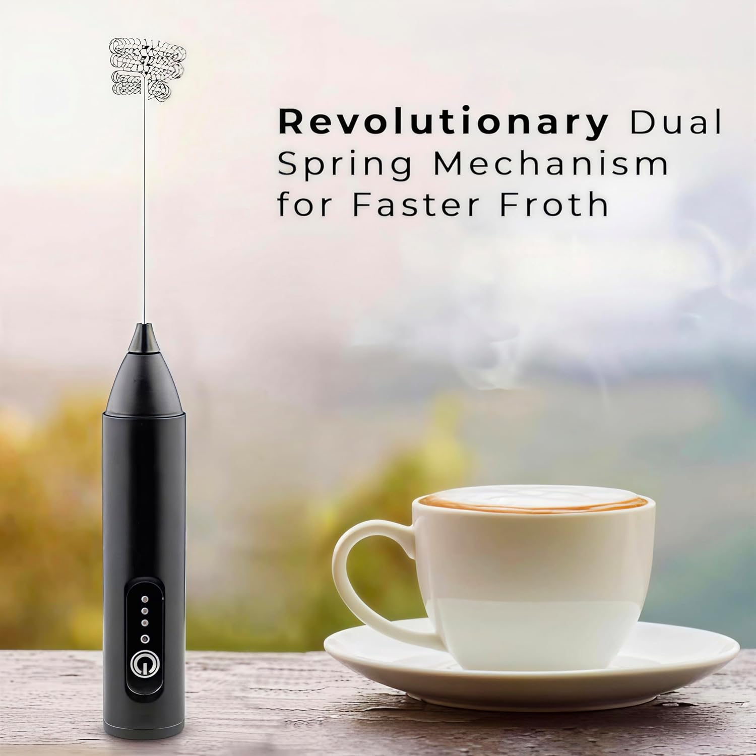 Handheld Electric Coffee Mixer Stirrer Milk Frother