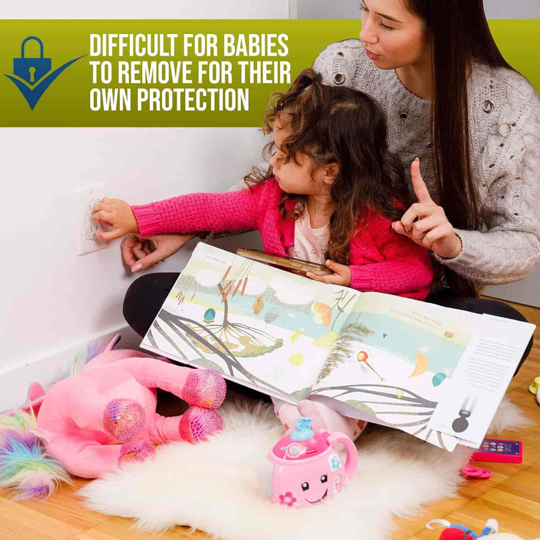 Baby Safety Outlet Plug Covers ( 8 Pcs)