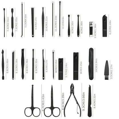 25-pcs Manicure &amp; Pedicure Kit