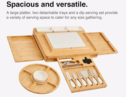 Meat and Cheese Board Set with Charcuterie