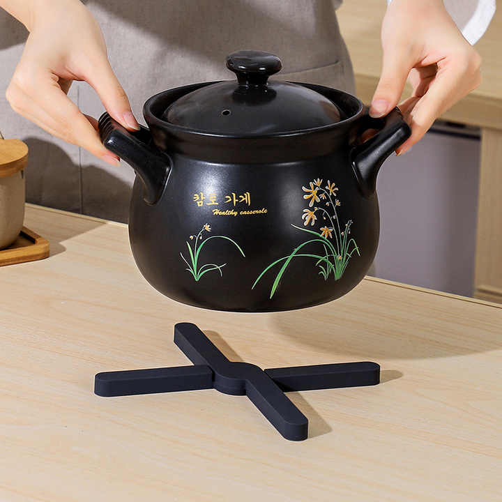 Foldable Silicone Trivets ( 5 pcs )