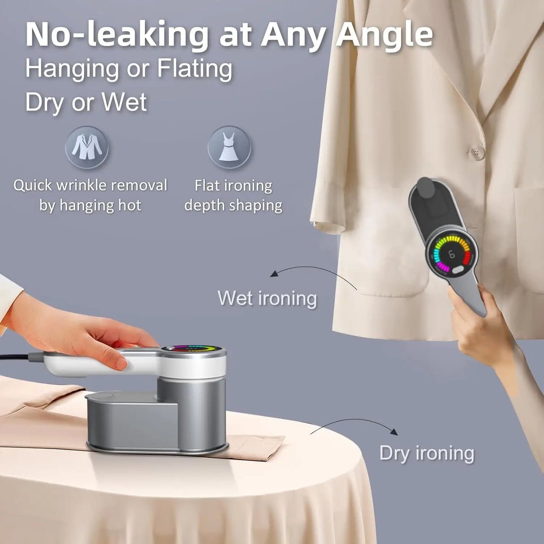 Mini Travel Iron with Steam Function