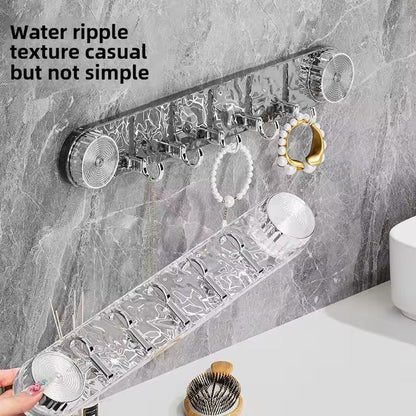 Suction Cup Folding Hook Rack