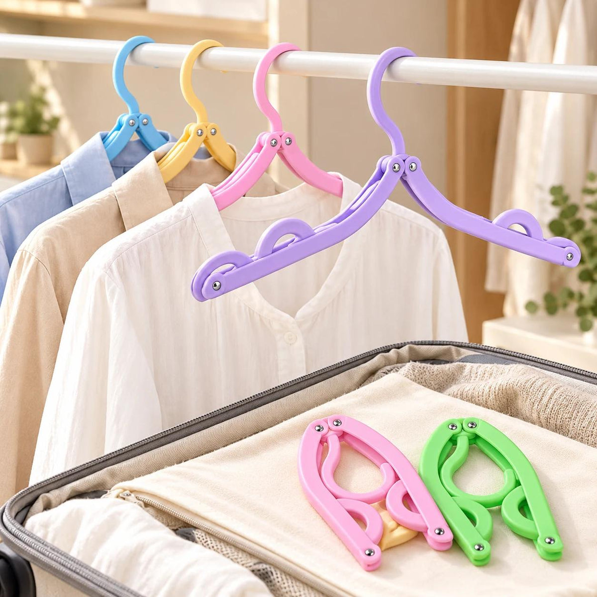 Foldable  Hangers ( 24 pcs )