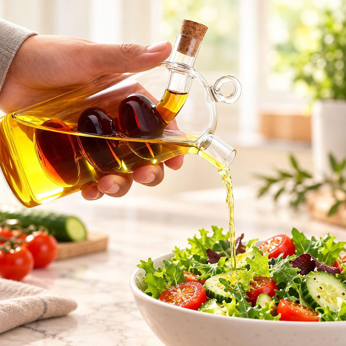 2 in 1 Oil & Vinegar Dispenser