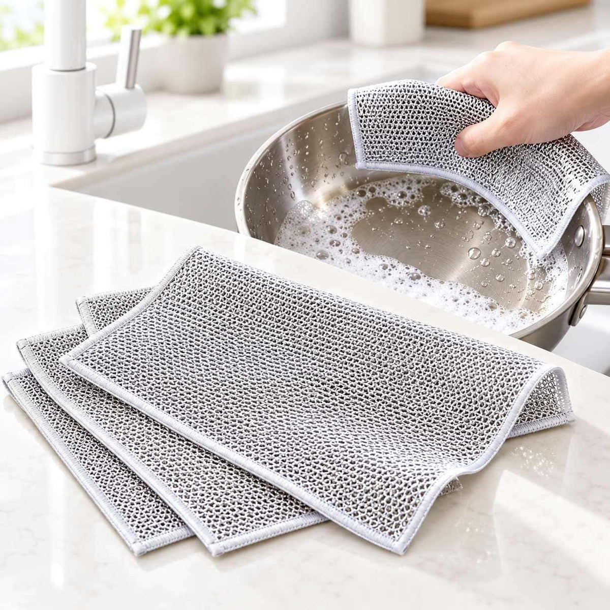 Microfiber Cleaning Dishcloth ( 6 pcs )