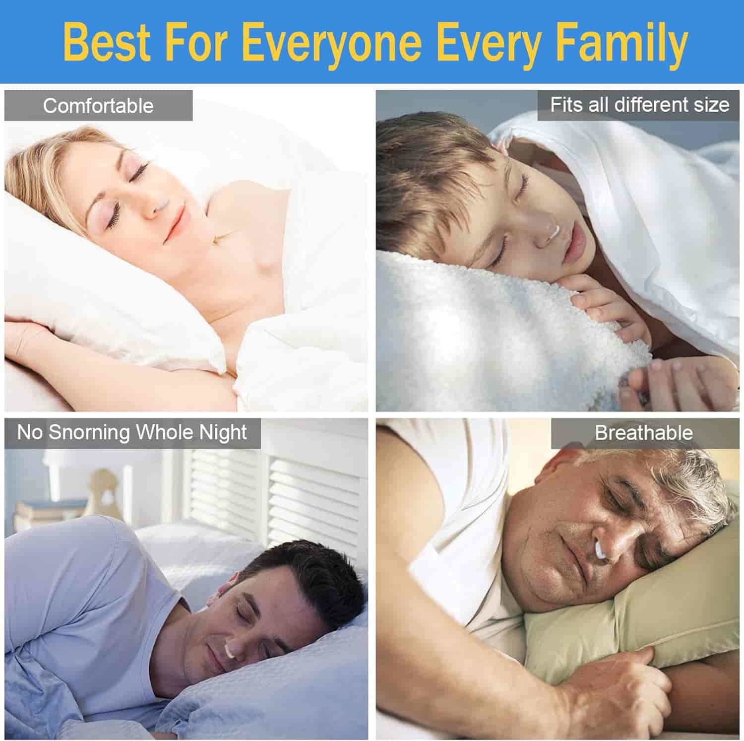 Anti Snoring Nose Clip ( 6 pcs ) - Makfoul