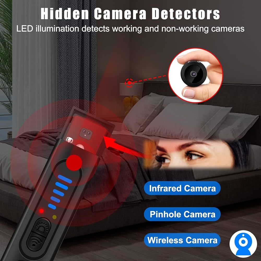 Anti Spy Hidden Camera Detector | كاشف الكاميرا المخفية ومكافحة التجسس - Makfoul