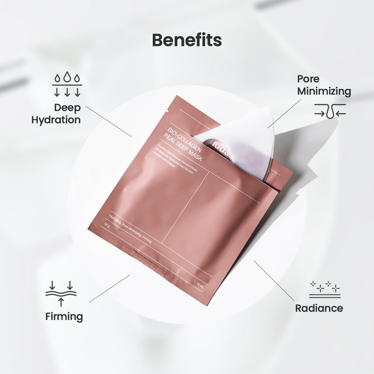 BIODANCE Bio - Collagen Real Deep Mask ( 4 pcs ) - Makfoul