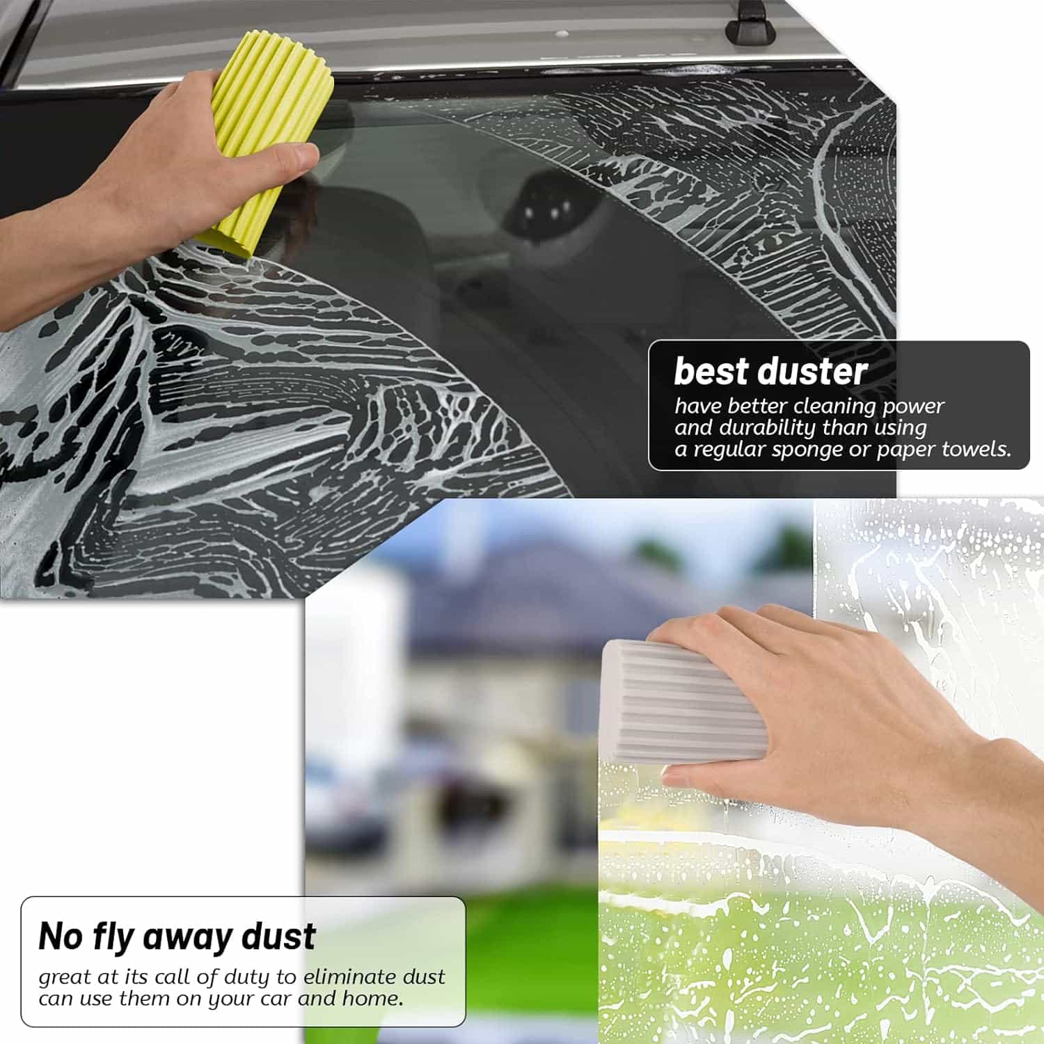 Damp Duster Sponge ( 6 pcs ) - Makfoul