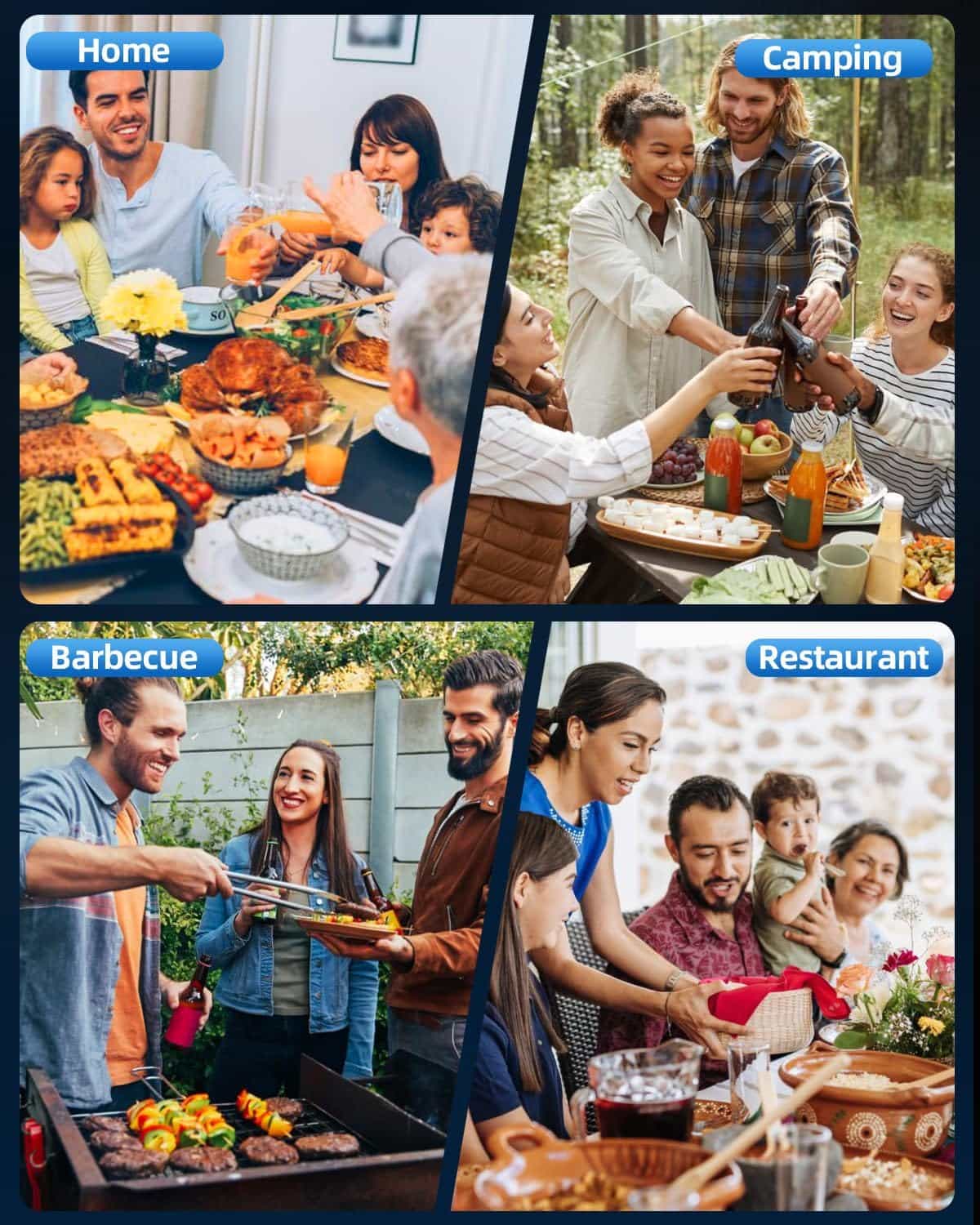 Electric Pepper and Salt Grinder - Makfoul