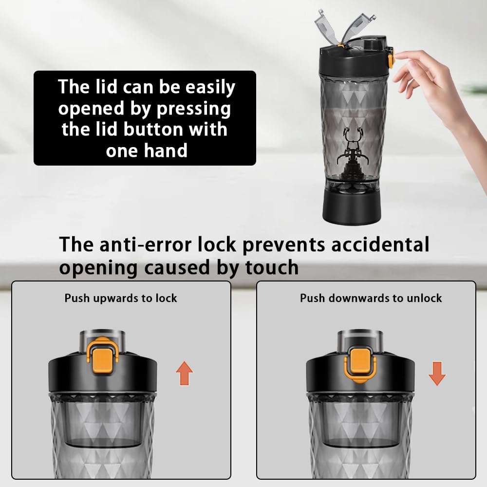 Electric Protein Shaker Bottle - Makfoul