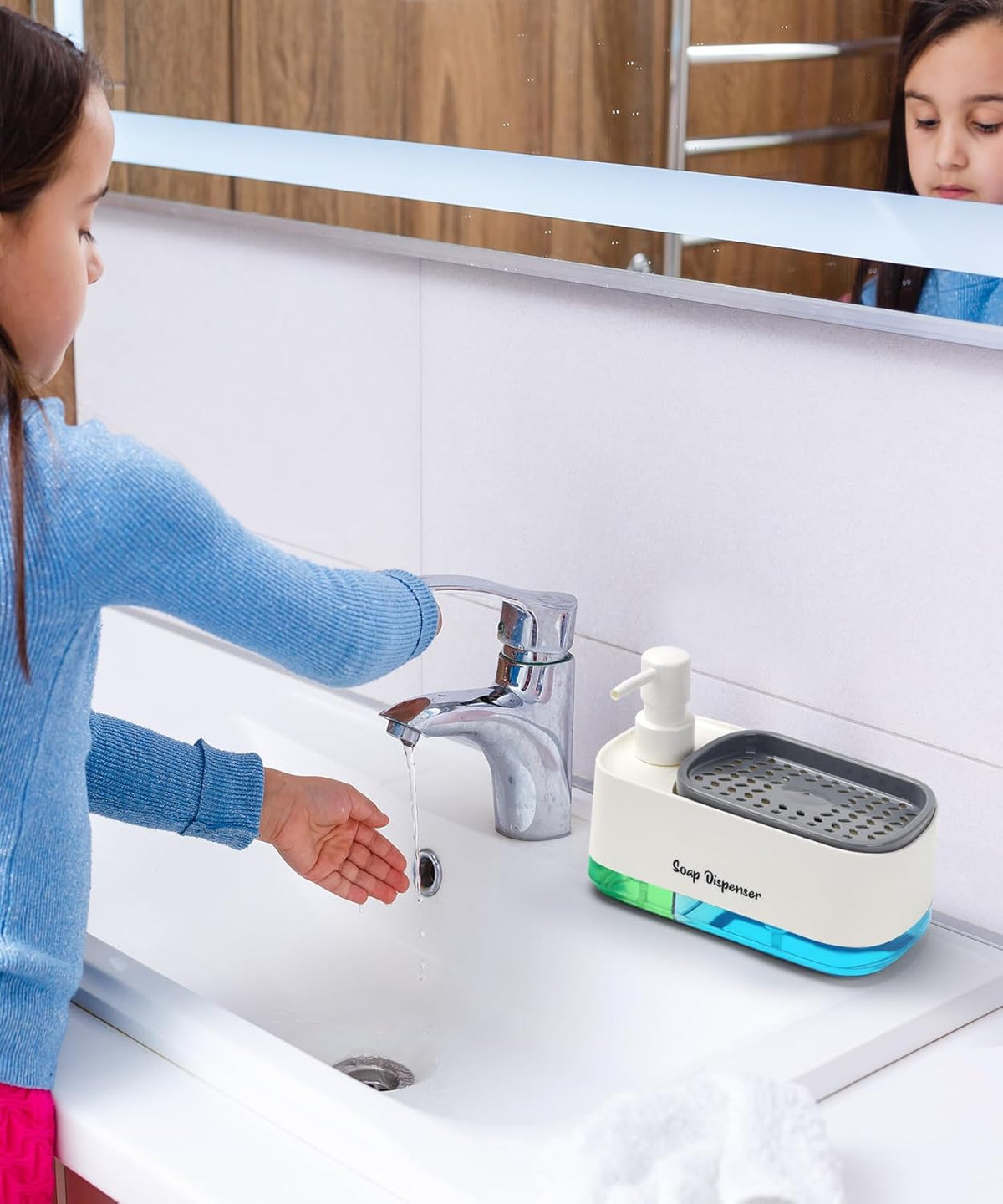 Hand and Dish Soap Dispenser Set for Kitchen - Makfoul