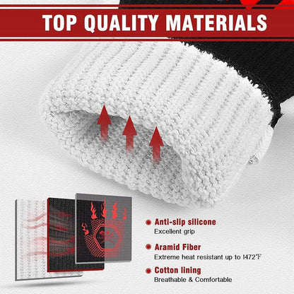 Heat Resistant Gloves ( 1 PAIR ) - Makfoul