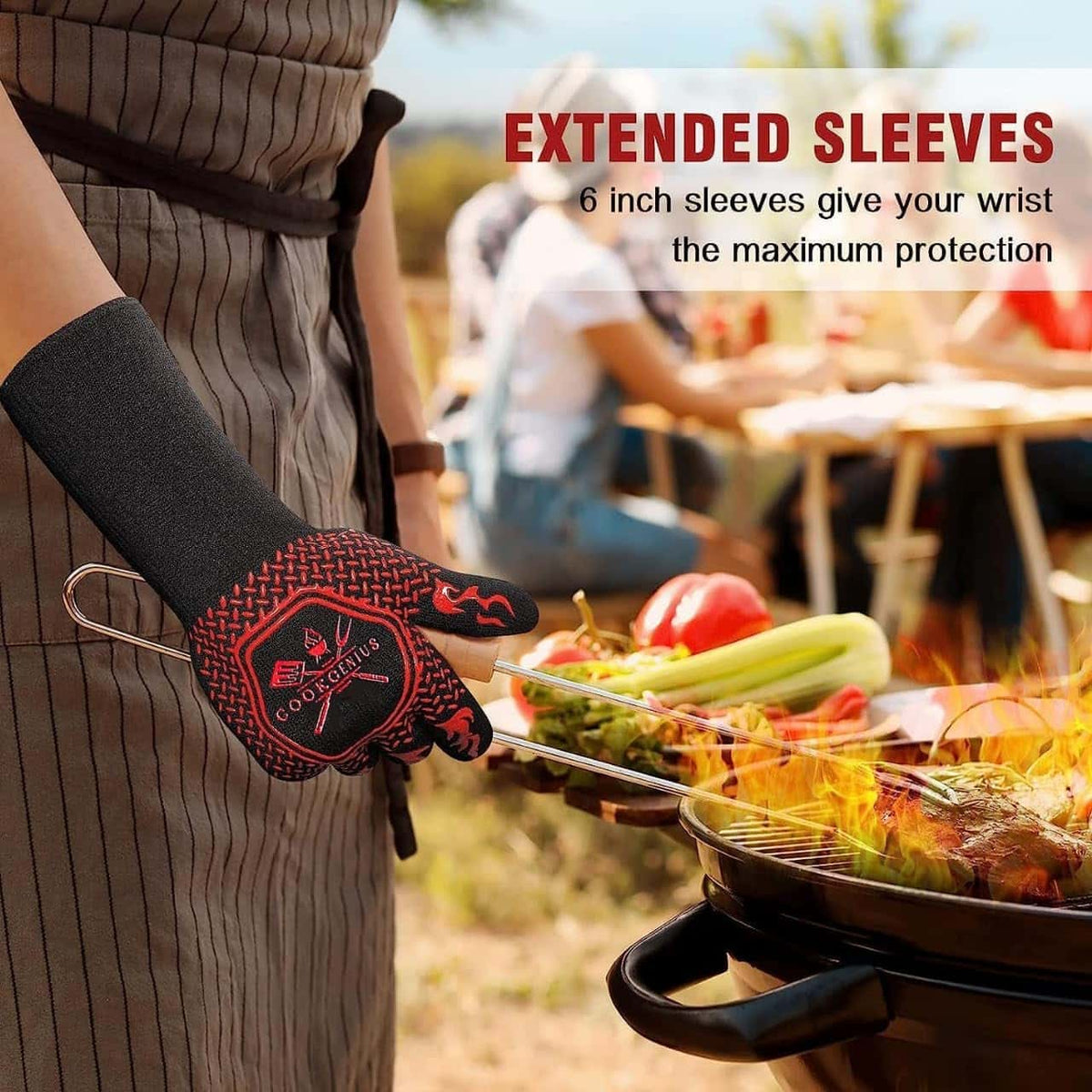 Heat Resistant Gloves ( 1 PAIR ) - Makfoul