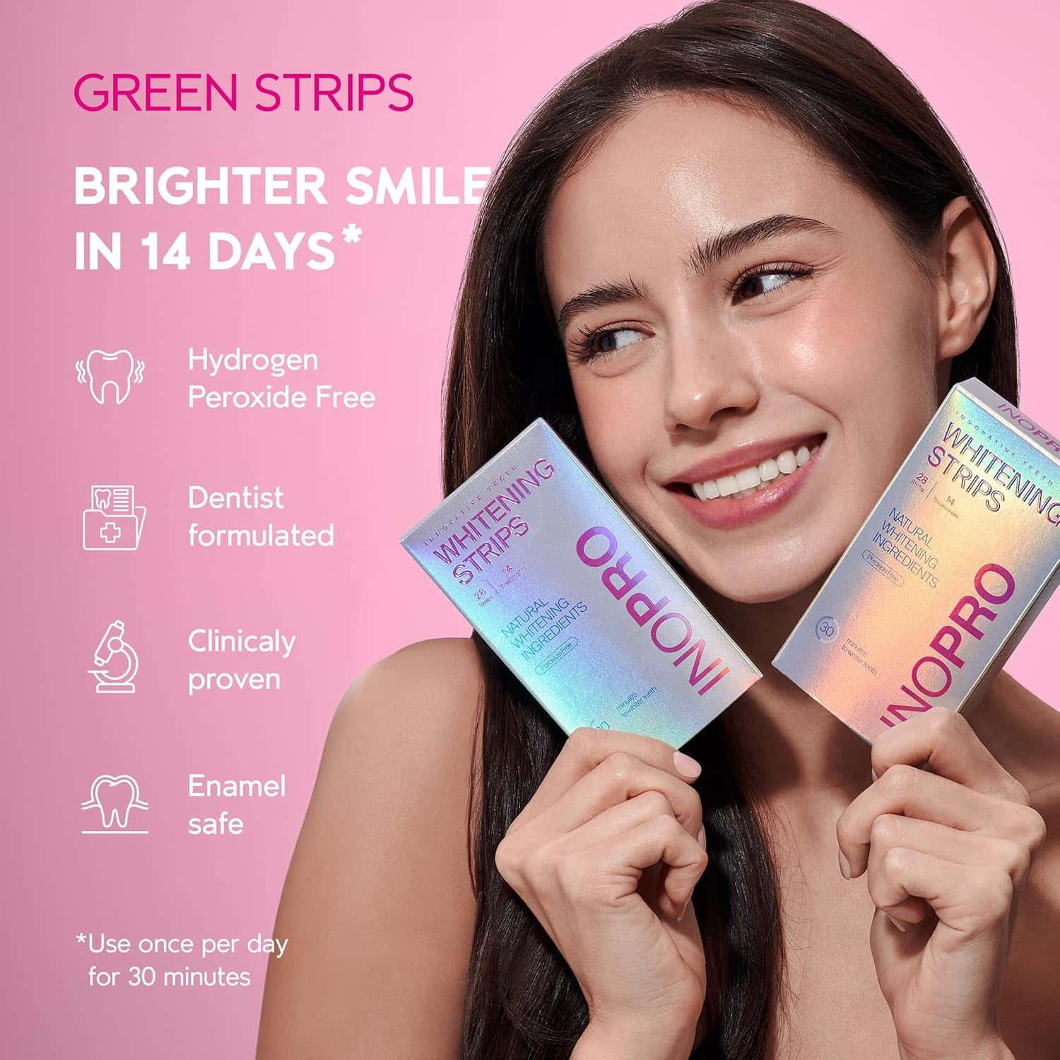 INOPRO ® Teeth Whitening Strips - Makfoul