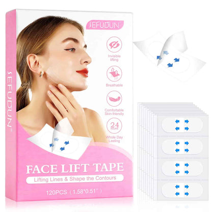 Invisible Face Lifter Tape ( 120 pcs ) - Makfoul
