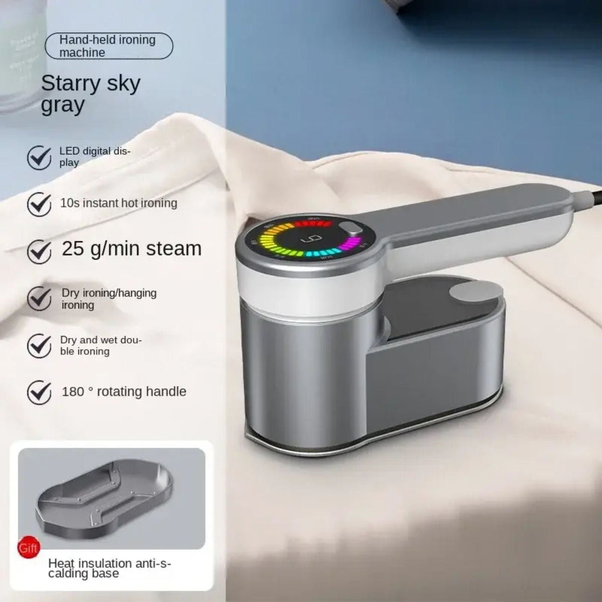 Mini Travel Iron with Steam Function - Makfoul