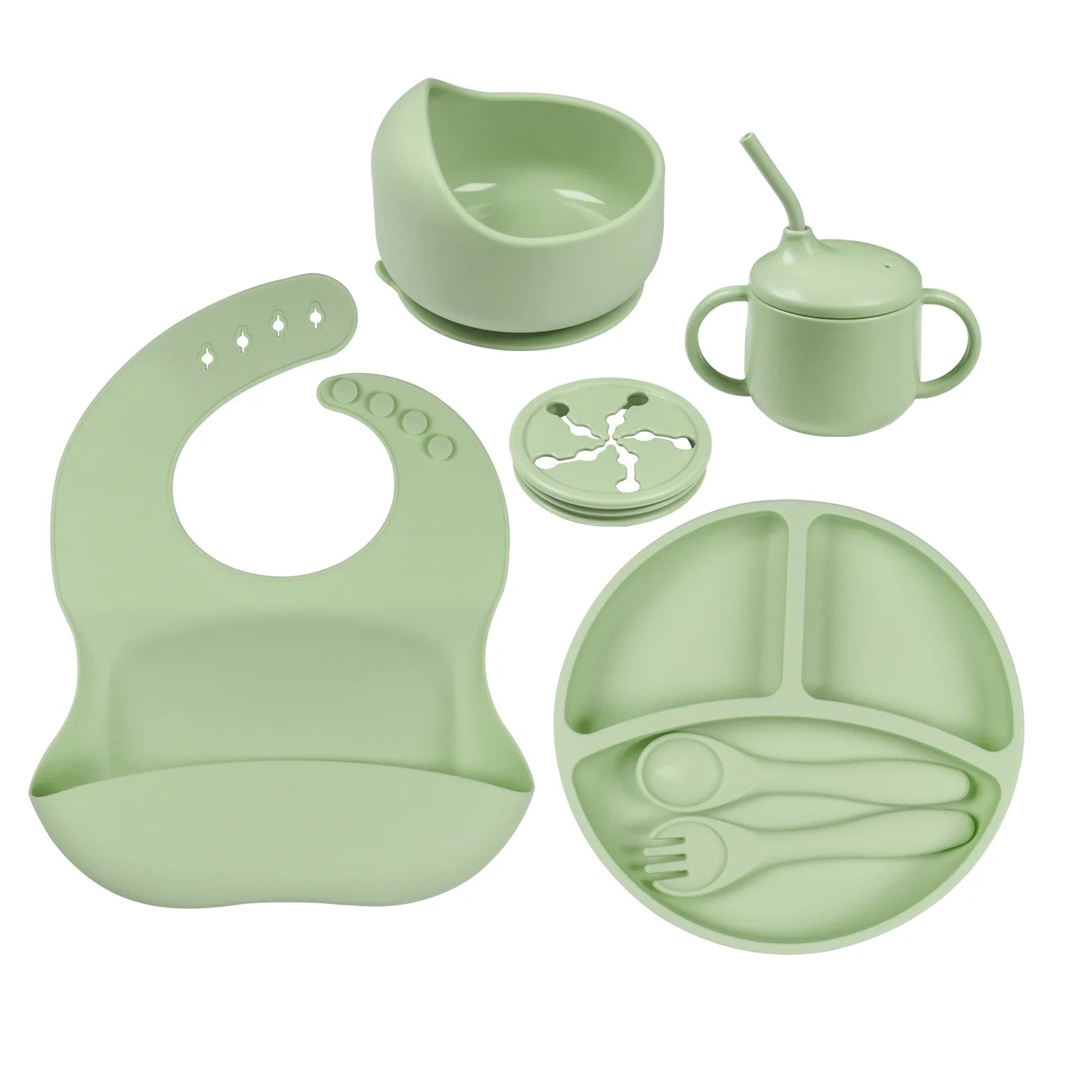 Silicone Baby Feeding Set - Makfoul