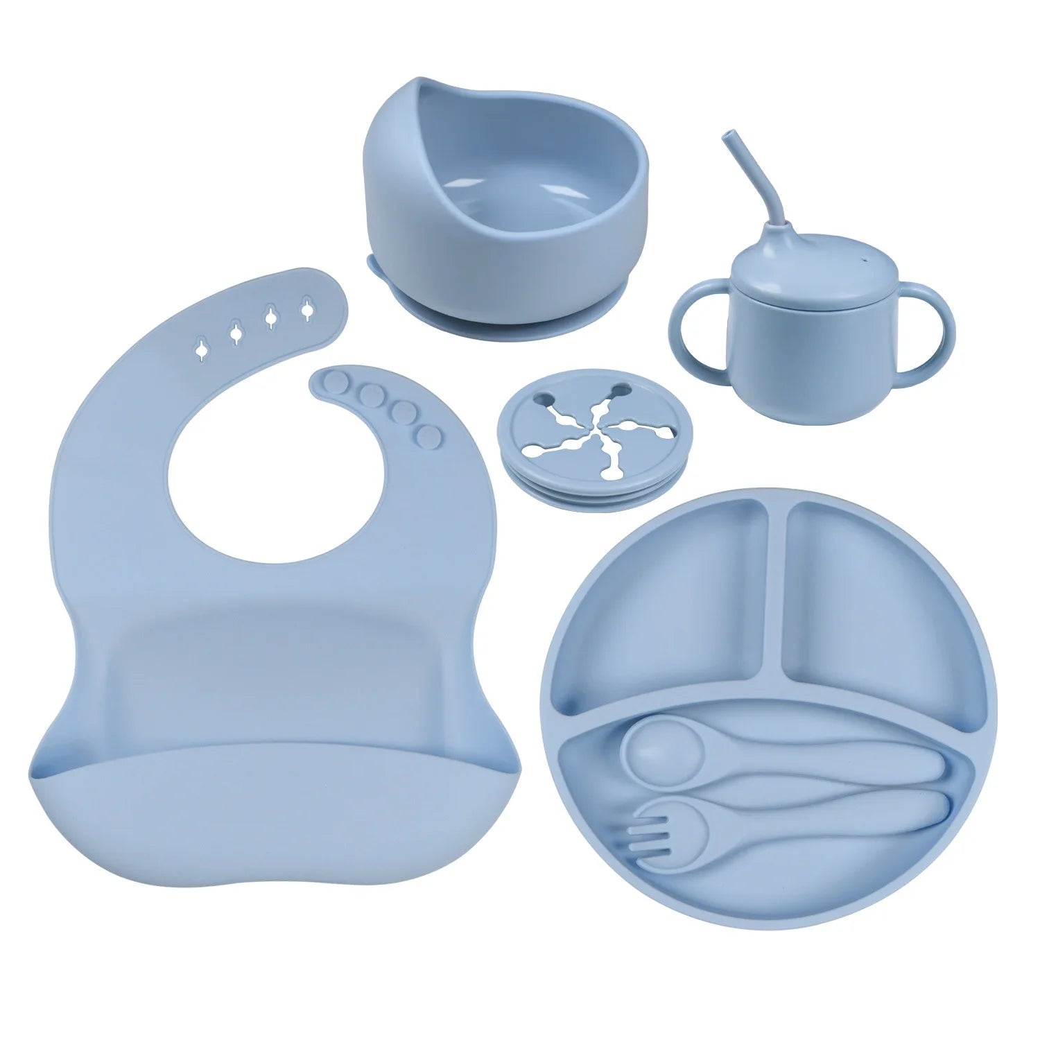 Silicone Baby Feeding Set - Makfoul