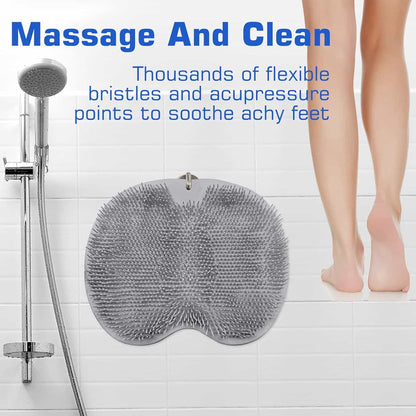 Silicone Shower foot &amp; back scrubber - Makfoul