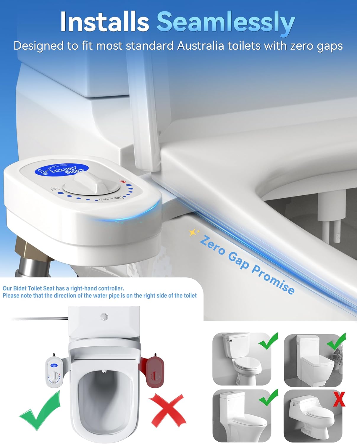 Smart Toilet Bidet - Makfoul