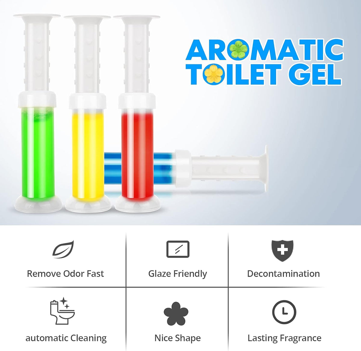 Toilet Gel Stamp ( 16 flowers ) - Makfoul