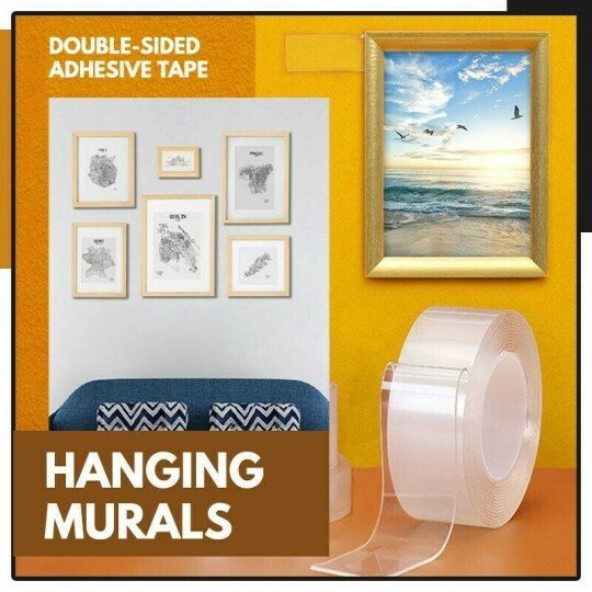 Ultra - Strong Double sided tape ( 5 meter * 2mm ) - Makfoul
