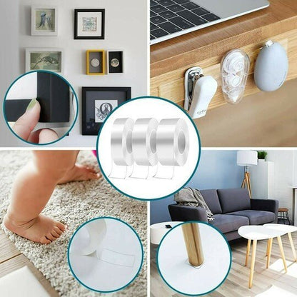 Ultra - Strong Double sided tape ( 5 meter * 2mm ) - Makfoul