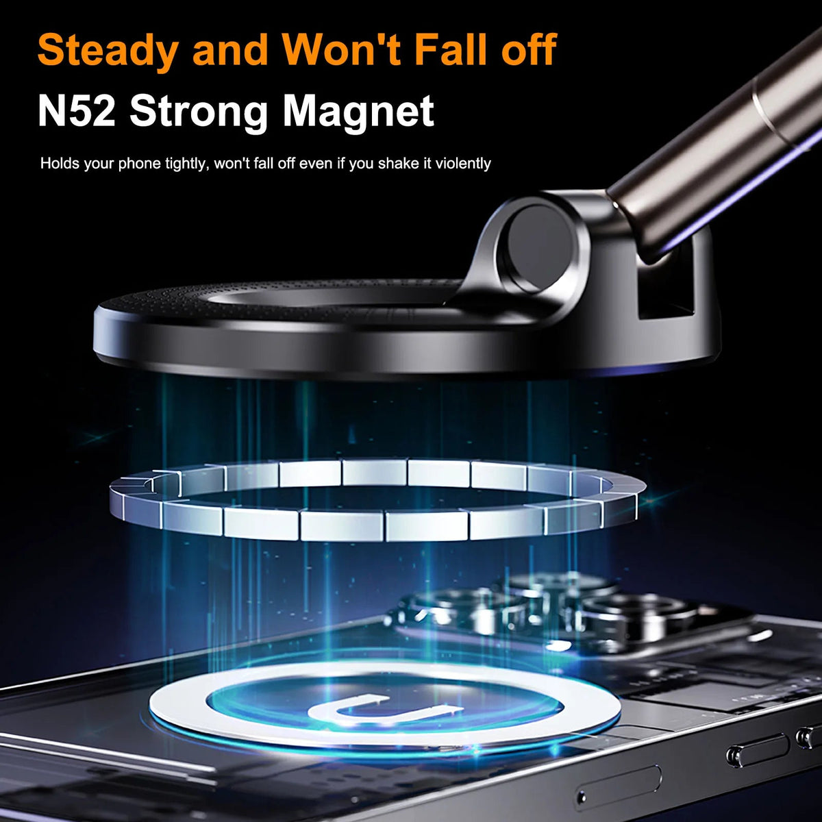 Vacuum Magnetic Phone Holder - Makfoul