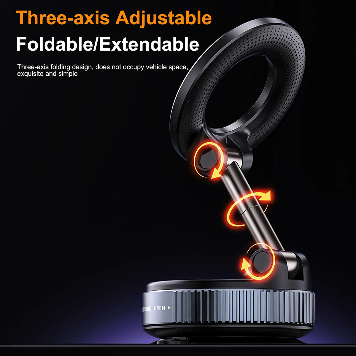 Vacuum Magnetic Phone Holder - Makfoul