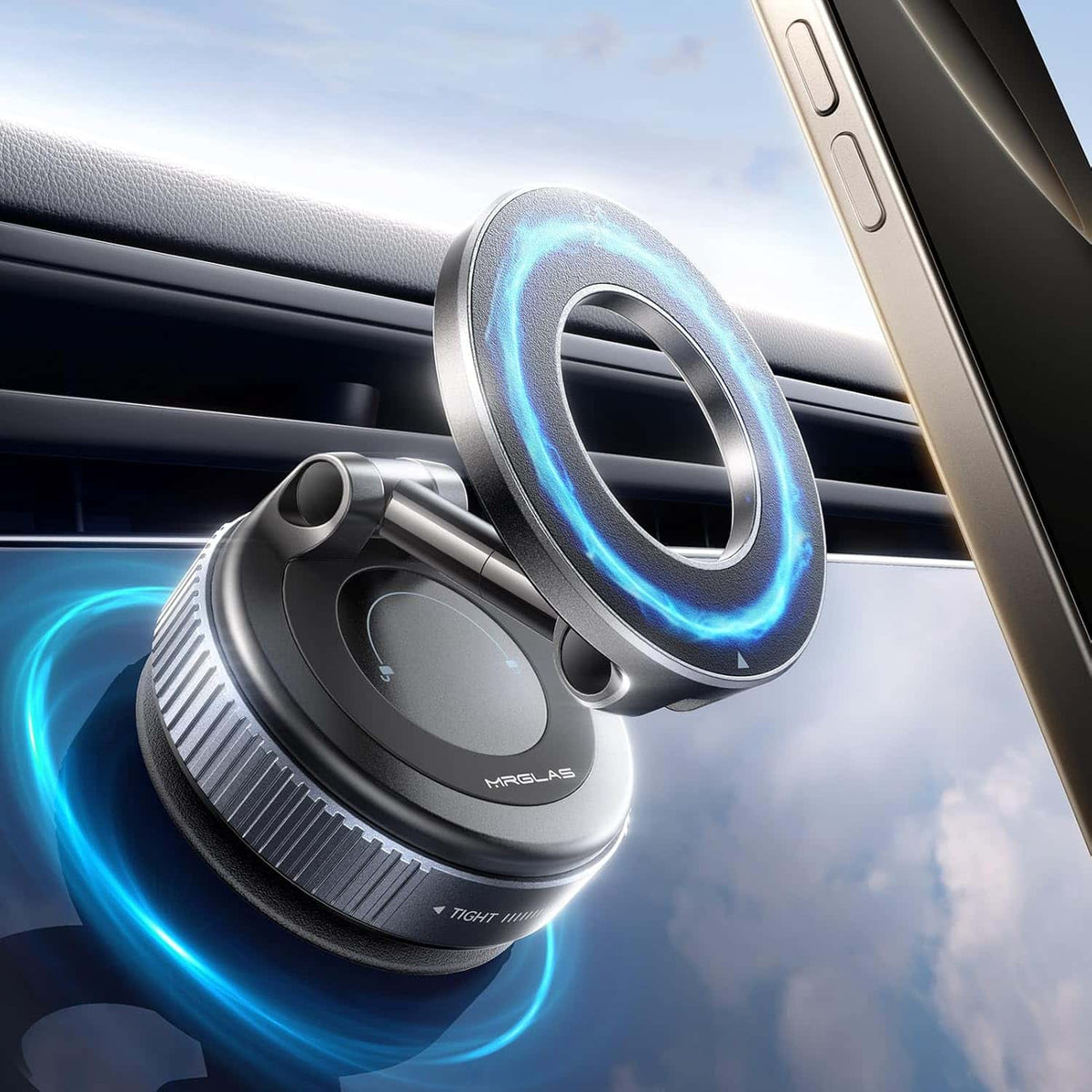 Vacuum Magnetic Phone Holder - Makfoul